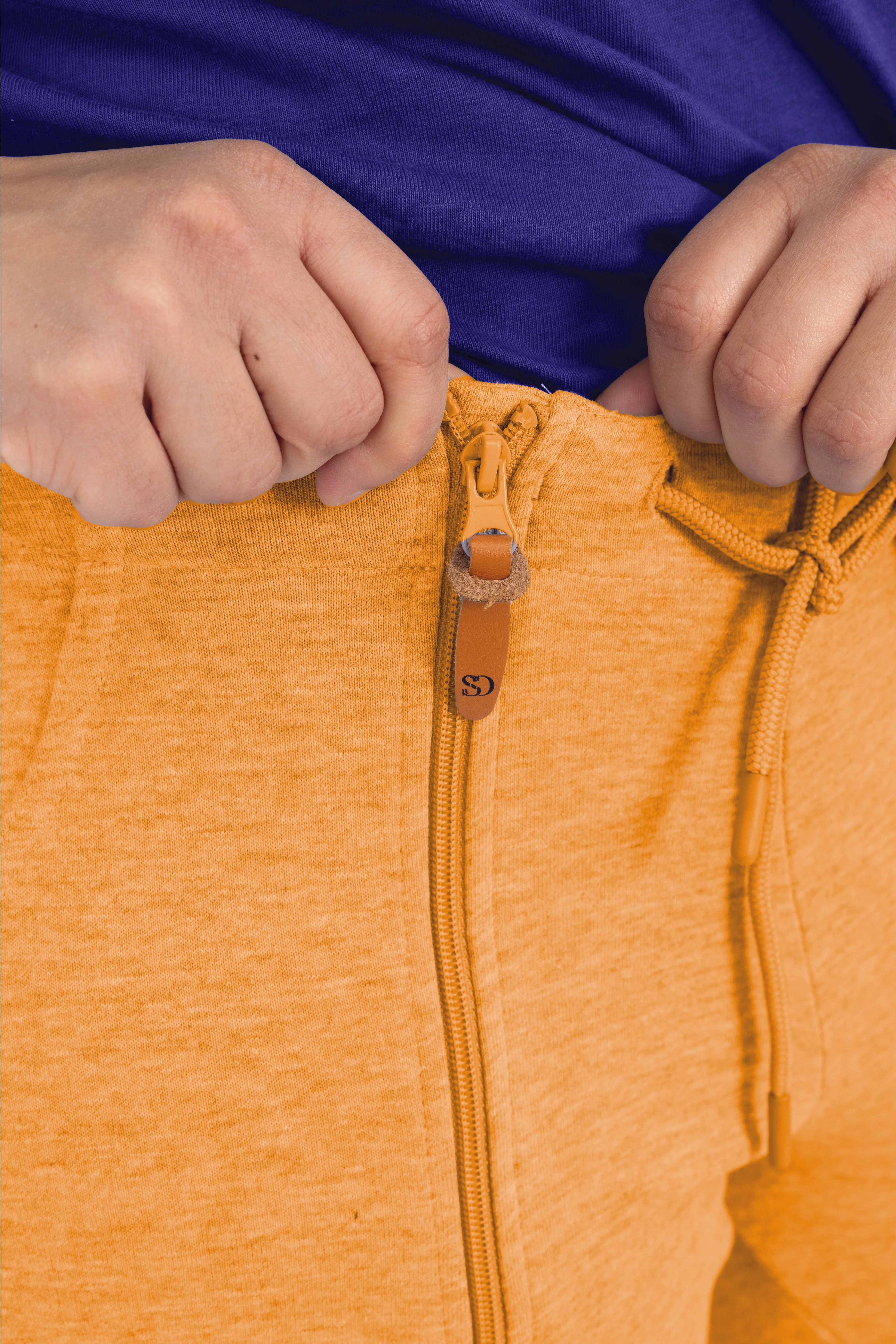 Adaptive Kids Sweatpants with Full-Leg Zippers for Easy Undressing