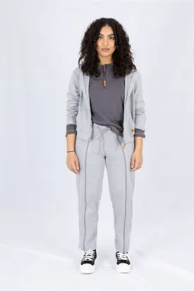 Adaptive Kids Sweatpants with Full-Leg Zippers for Easy Undressing