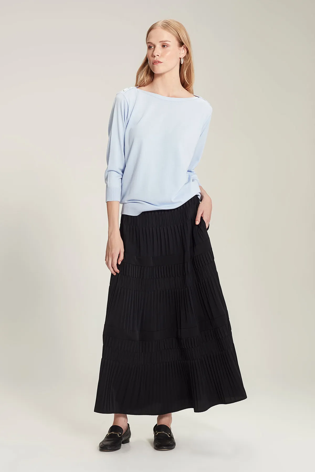 ALMA PLEAT SKIRT