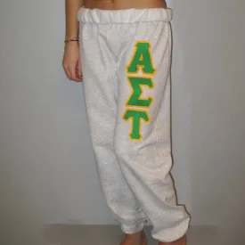 Alpha Sigma Tau Sorority Sweatpants - TWILL