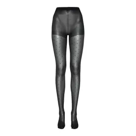 B Young Visla Glitter Tights Black Mix