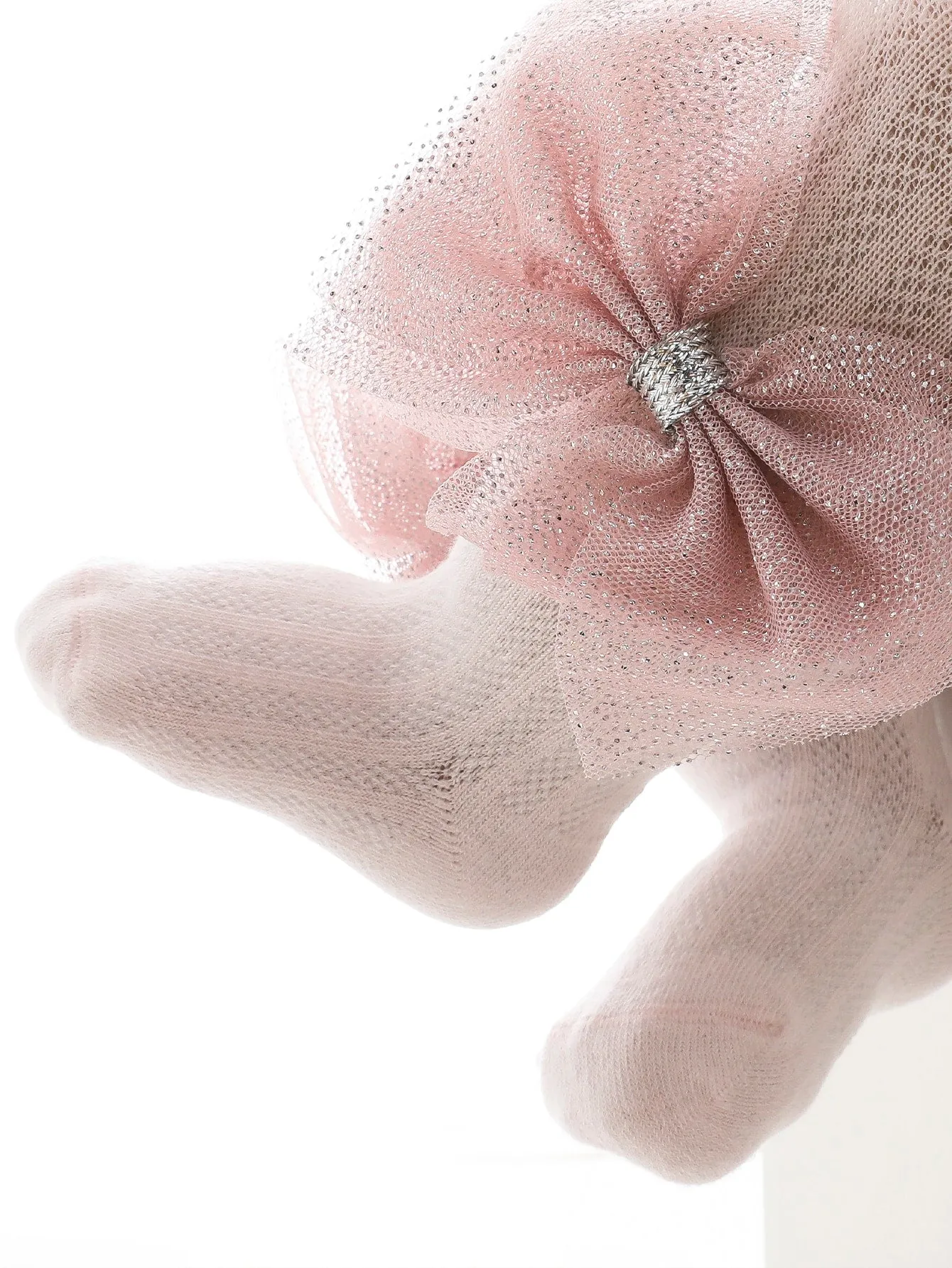 Baby Bow Knot Decor Tights