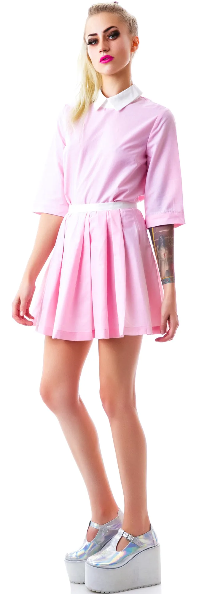 Baby Gurl Pleated Skirt