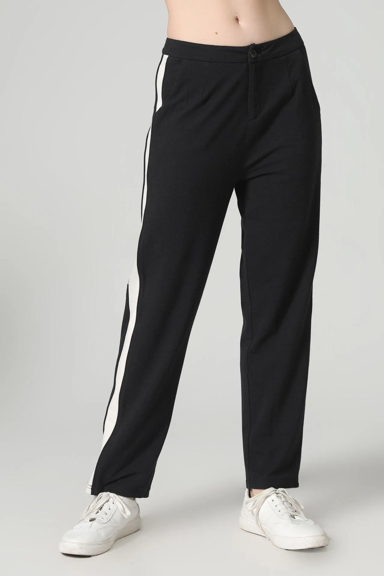 Bamboo Contrast Stripe Sweatpants