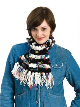 Bi Color Scarf Pattern (Knit)