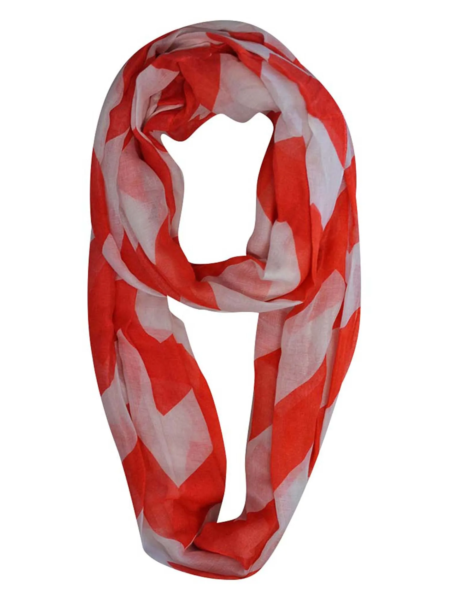 Bold Chevron Stripe Infinity Scarf