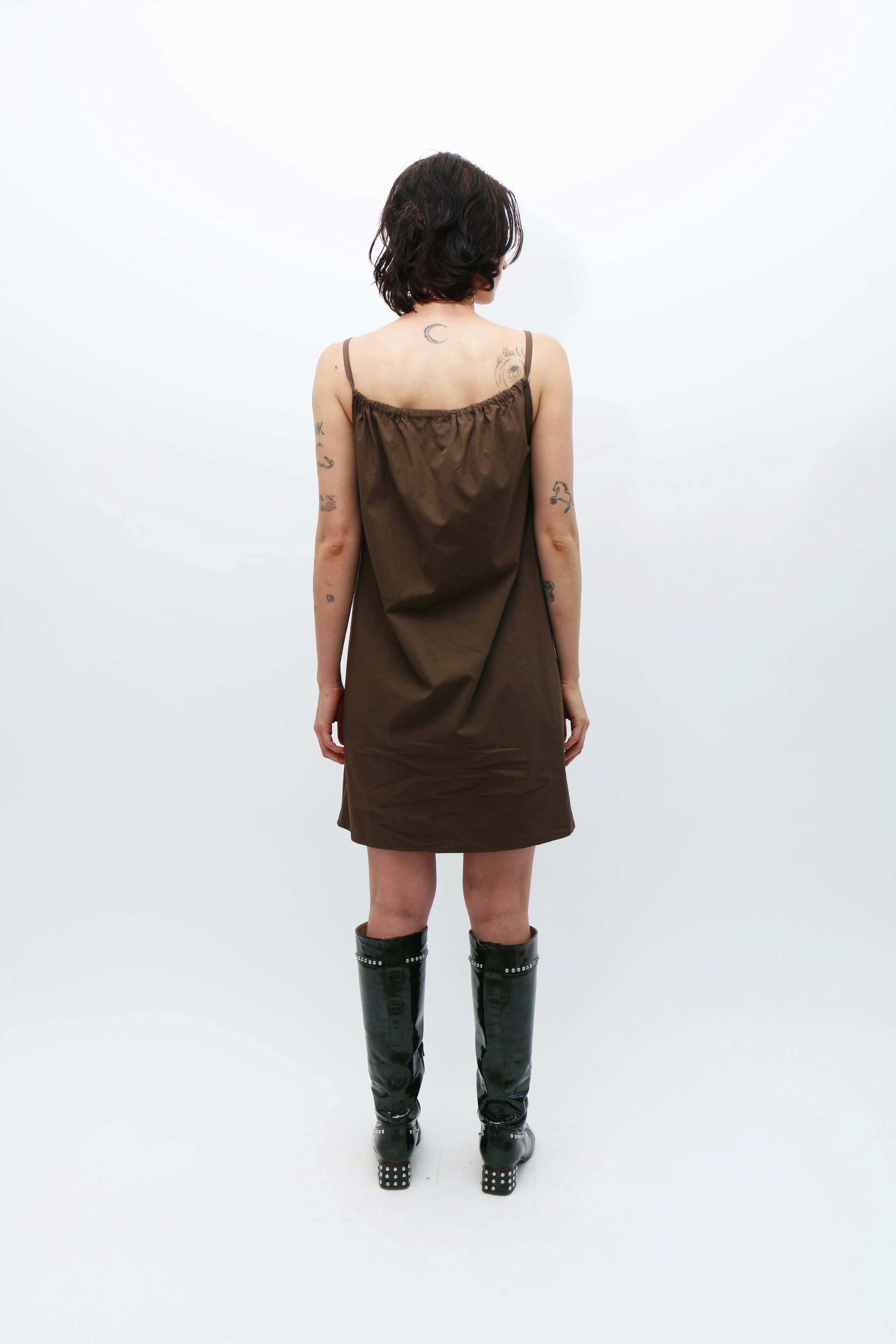 Brown Bow Dress