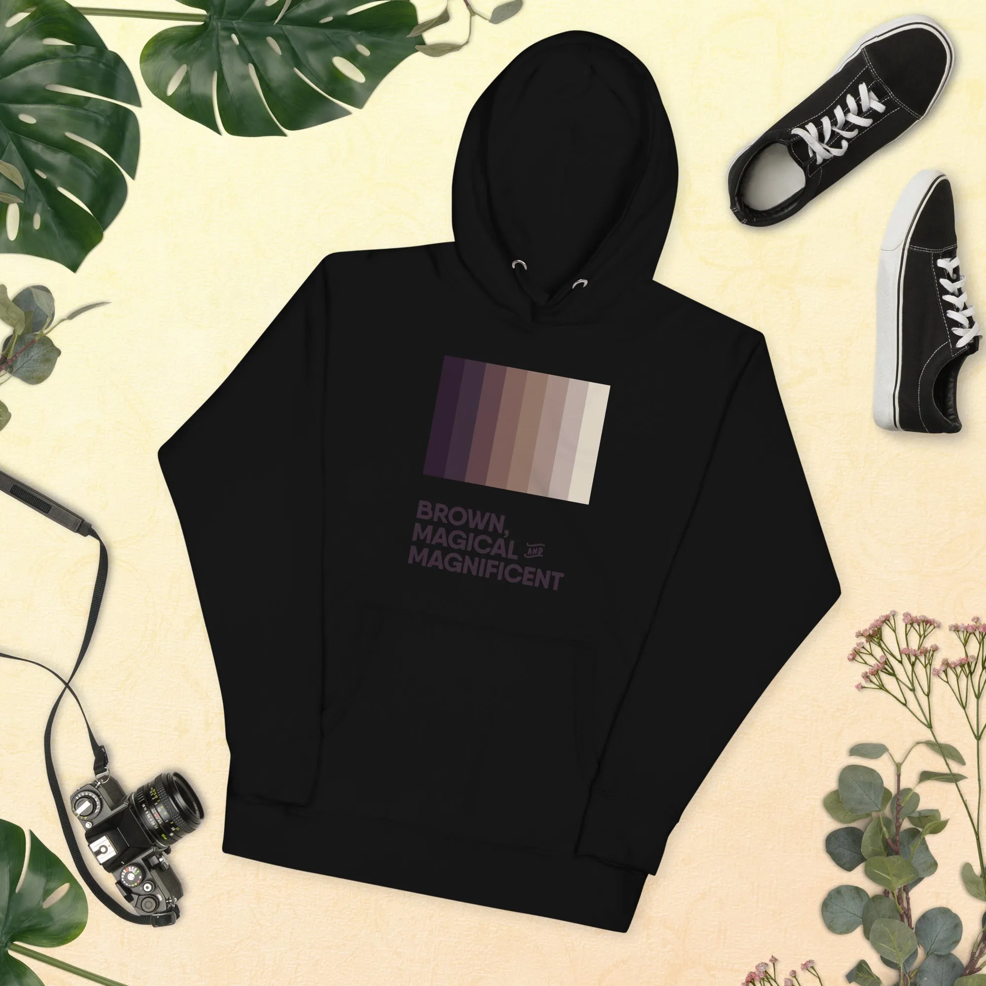 Brown, Magical, & Magnificent Unisex Hoodie