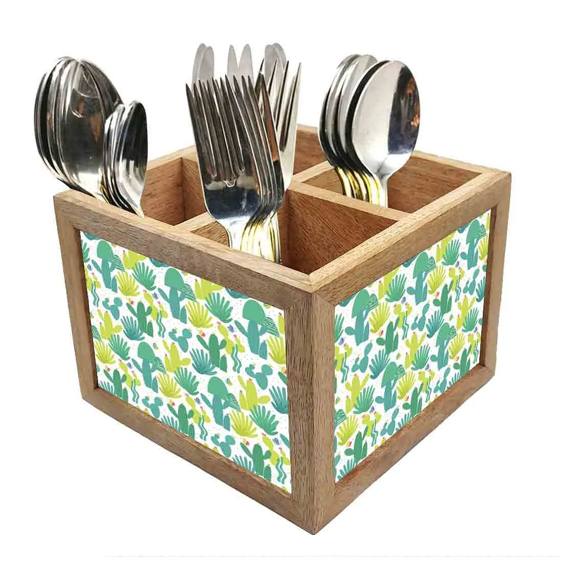 Budget Friendly Cutlery Holder -  Cactus Art