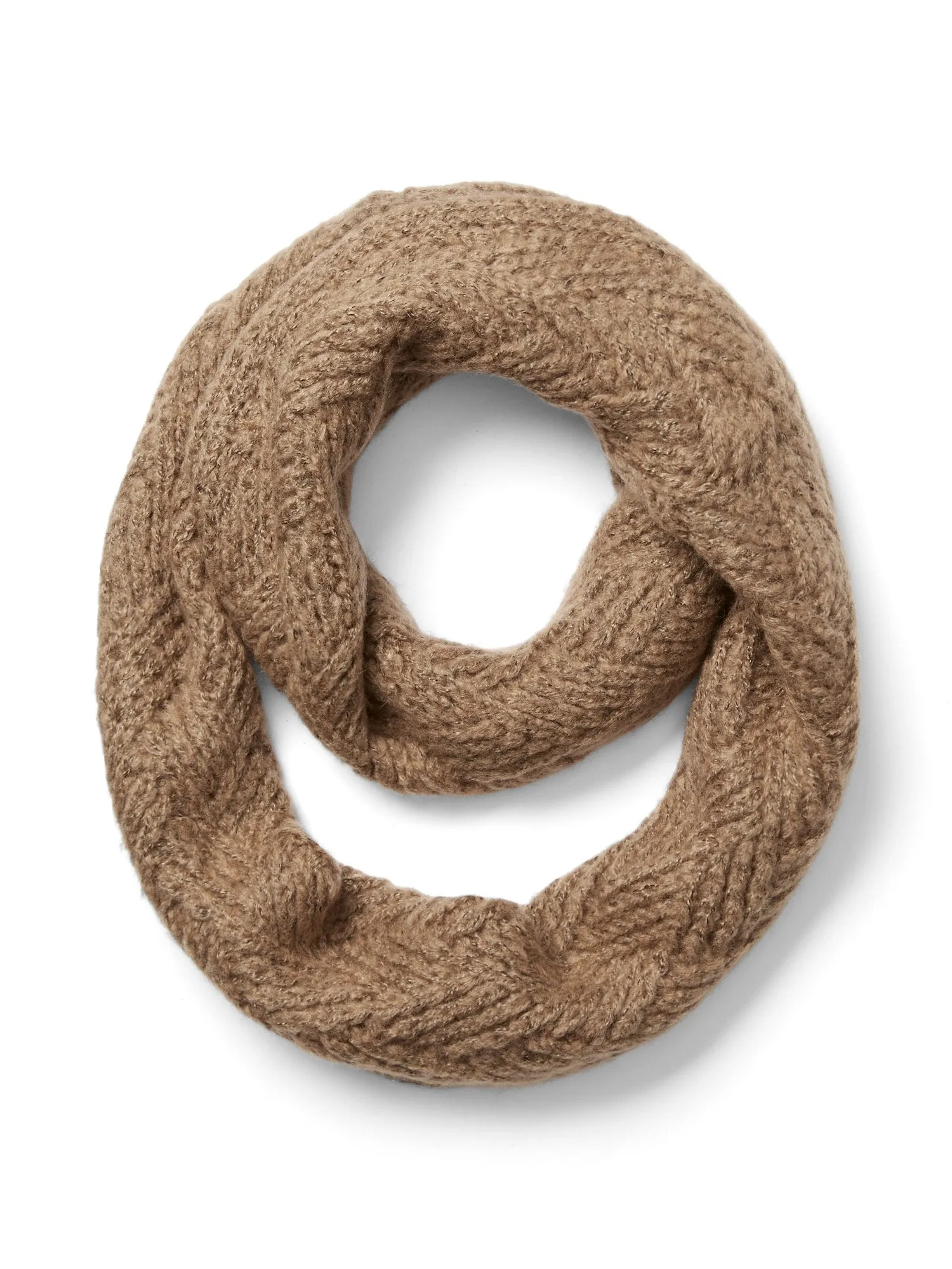 Cable-Knit Infinity Scarf