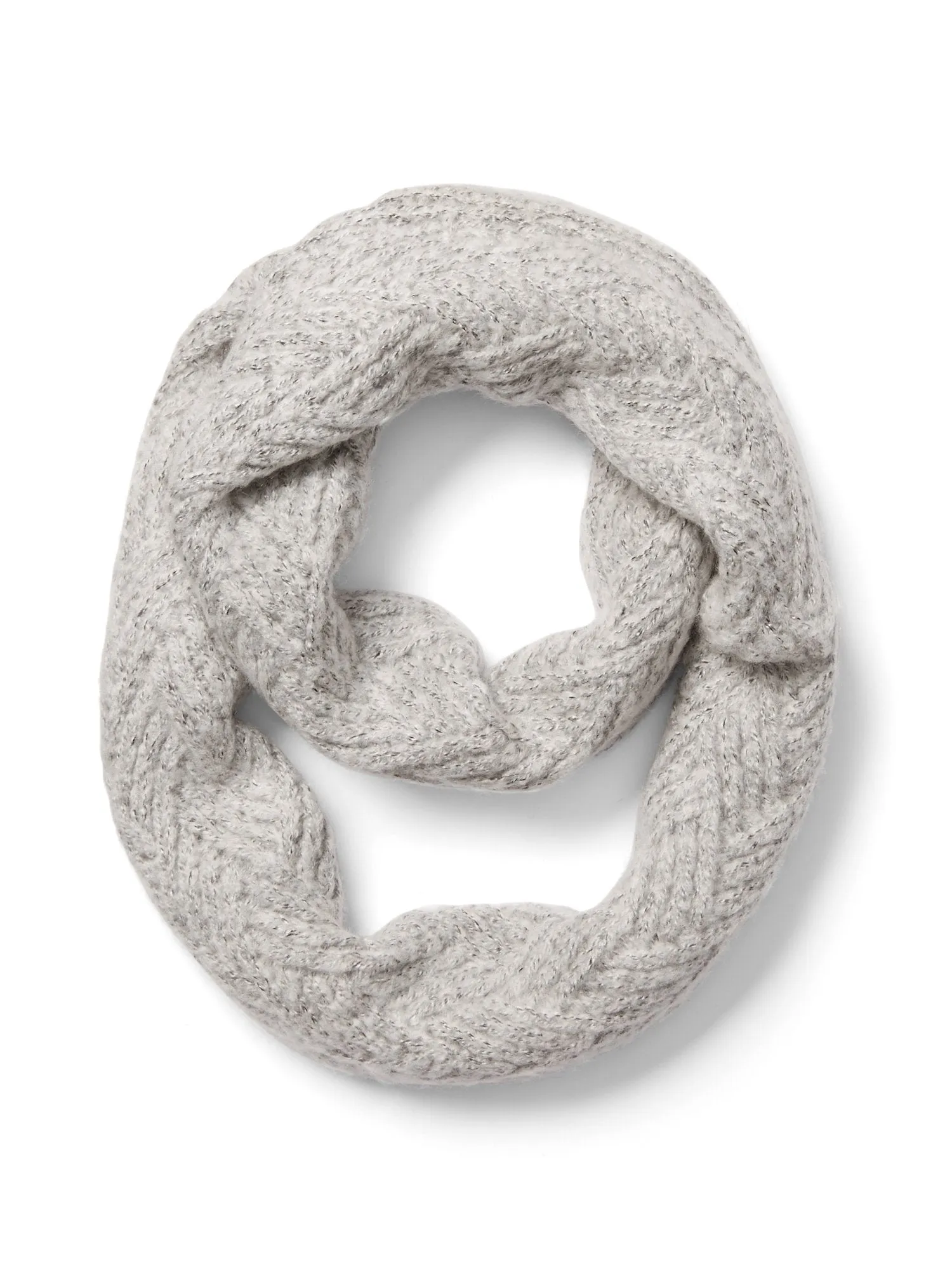 Cable-Knit Infinity Scarf