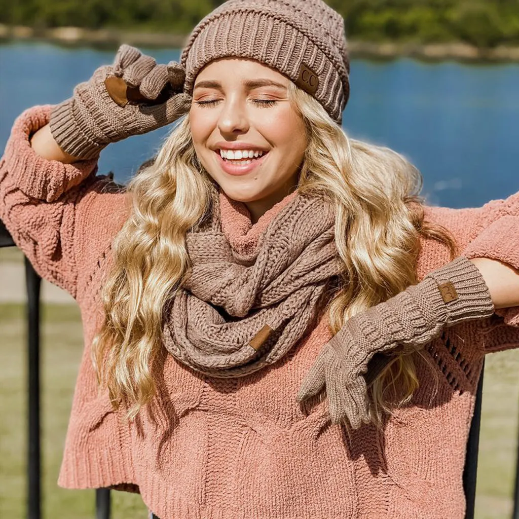 CC Beanie Infinity Scarf