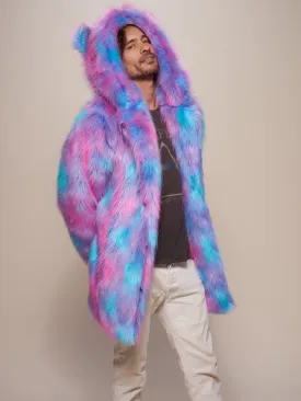 Classic Men's Faux Fur Coat | Cotton Candy Bear