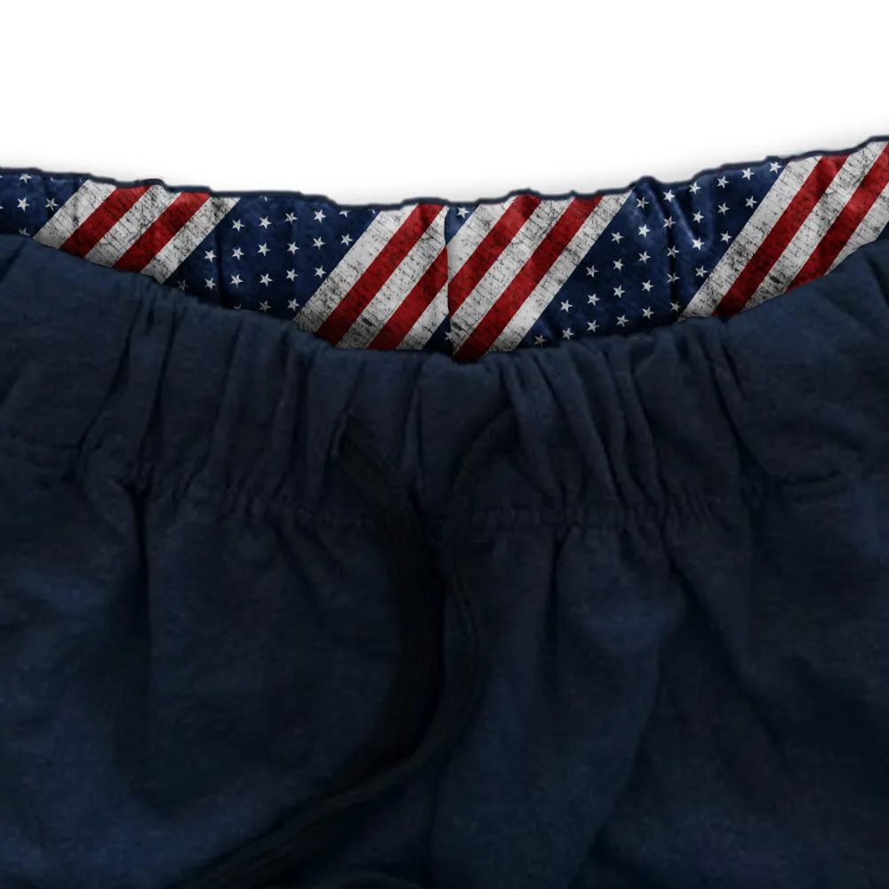 Classic Sweatpants | American Flag | Navy