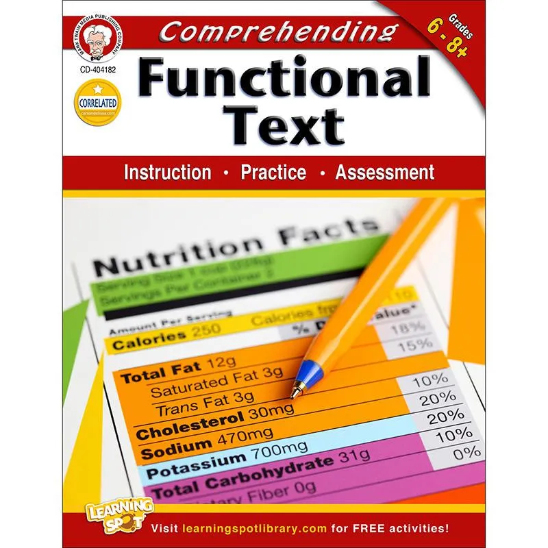 COMPREHENDING FUNCTIONAL TEXT