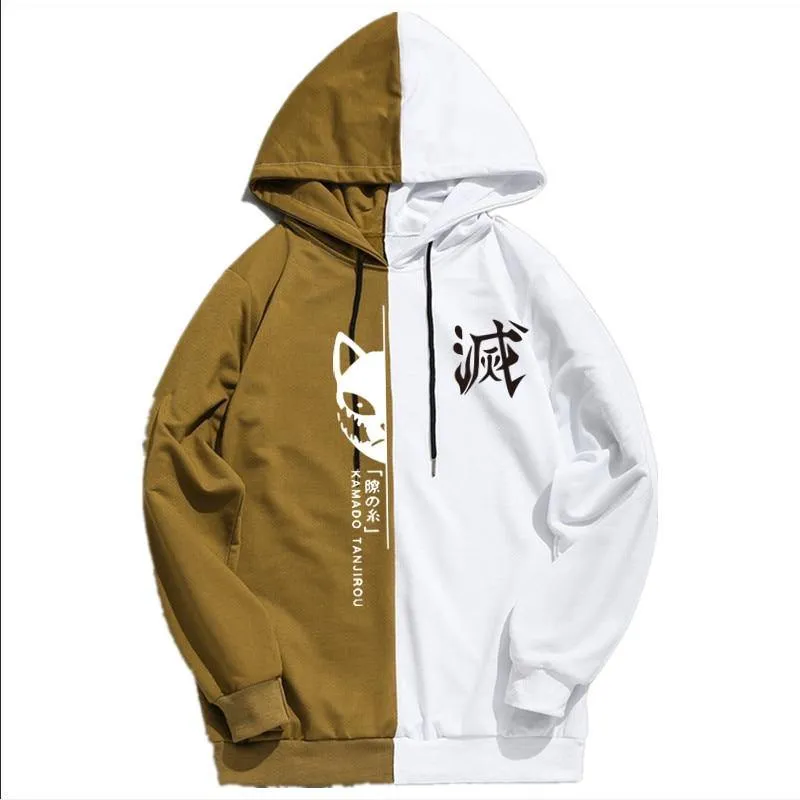 Double Color Hoodie Demon Slayer(Colors Available)