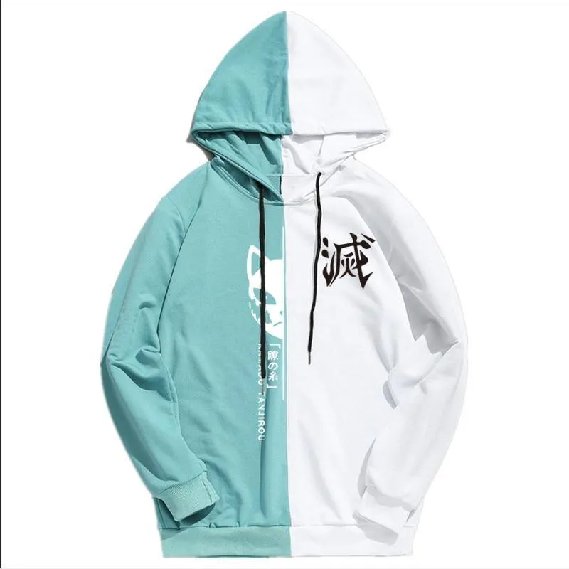 Double Color Hoodie Demon Slayer(Colors Available)