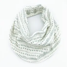 Drool Scarf - Pale Blue Etch