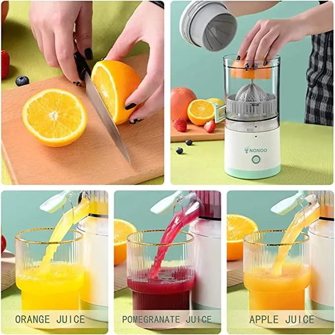 Electric Citrus Juicer : Ideal for juicing halved citrus fruits