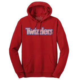 Faded Twizzlers Candy Logo Hooded Sweatshirt - Red