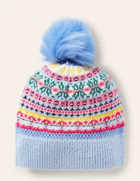 Fair Isle Hat-Frost