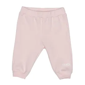 Fendi Baby Girls Pink Sweatpants