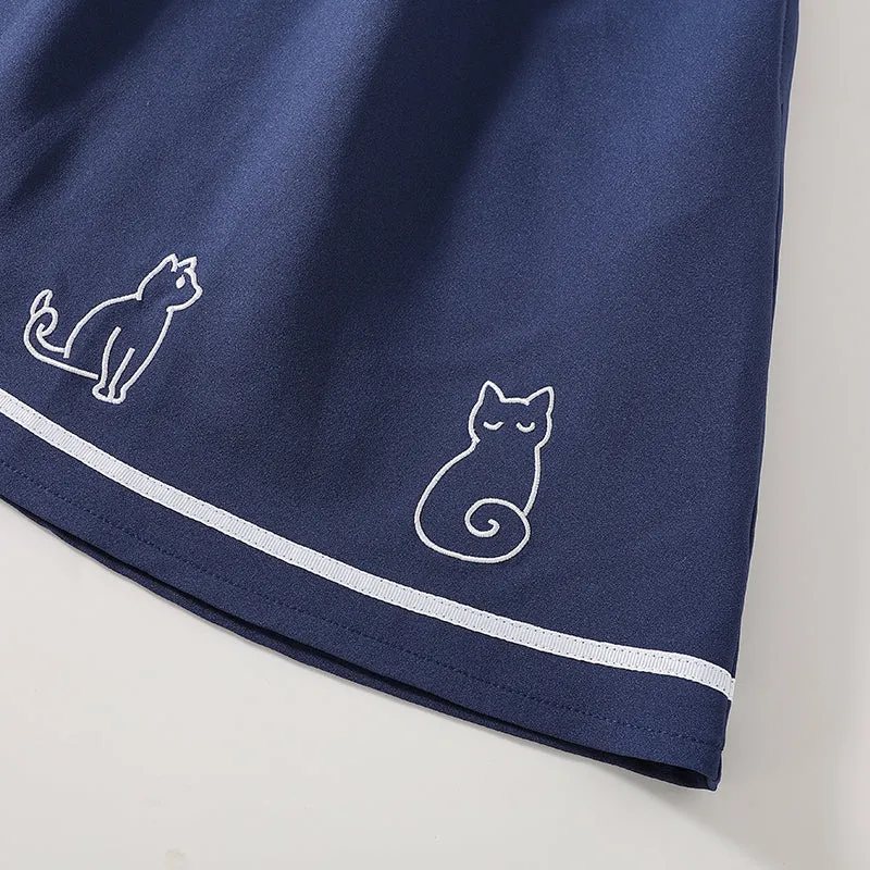 Kitty Paws Overall Skirt