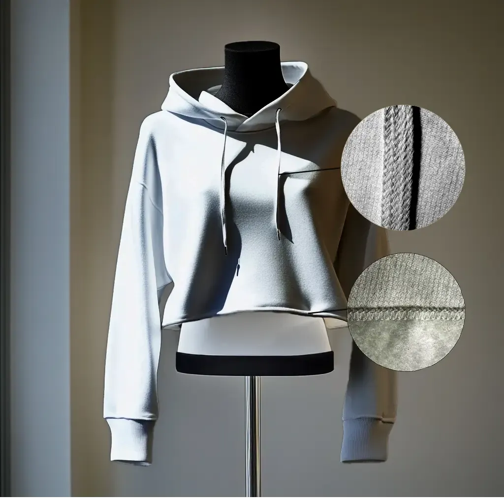 Magical Bow Hoodie – A Touch of Silver Elegance