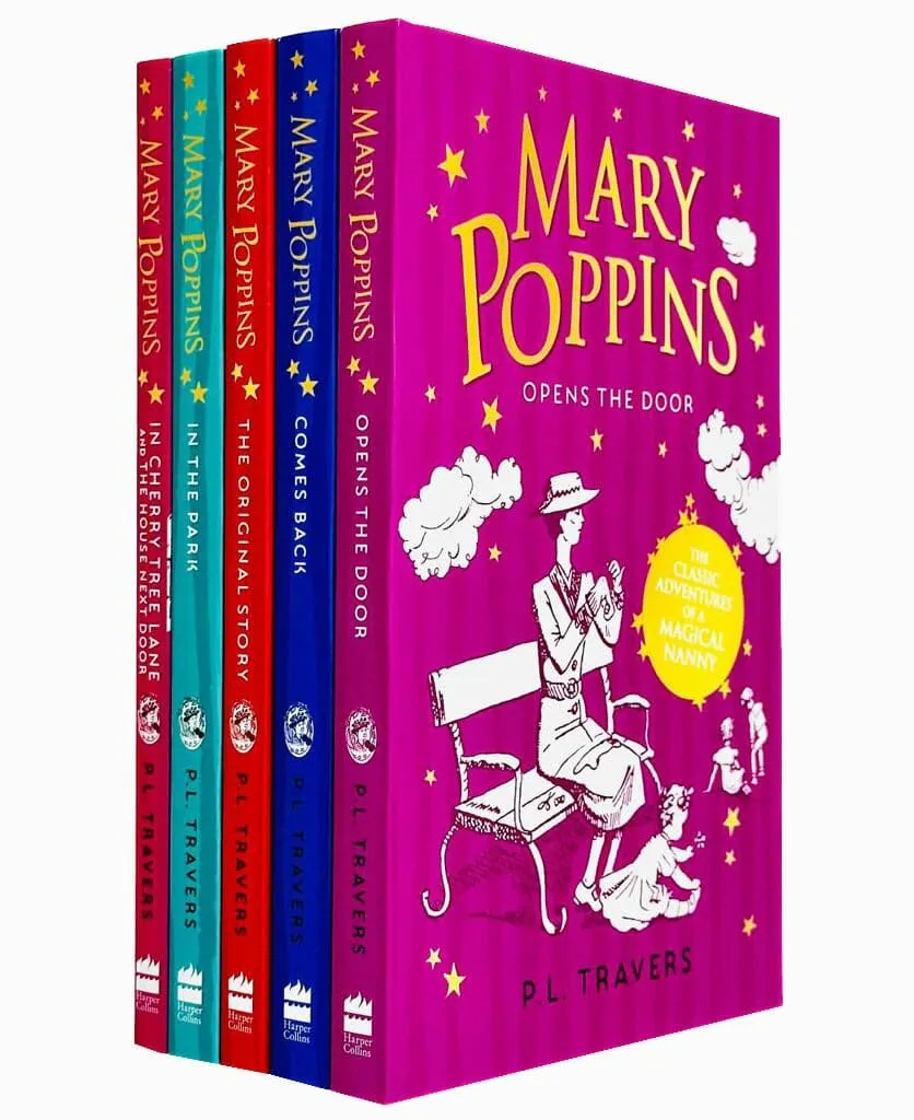 Mary Poppins By P. L. Travers 5 Books Collection Set - Ages 9-14 - Paperback