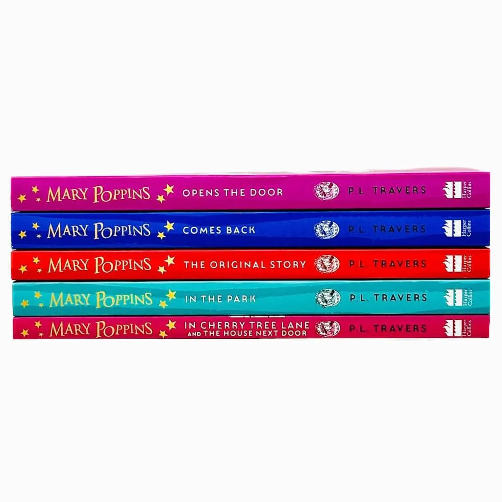 Mary Poppins By P. L. Travers 5 Books Collection Set - Ages 9-14 - Paperback