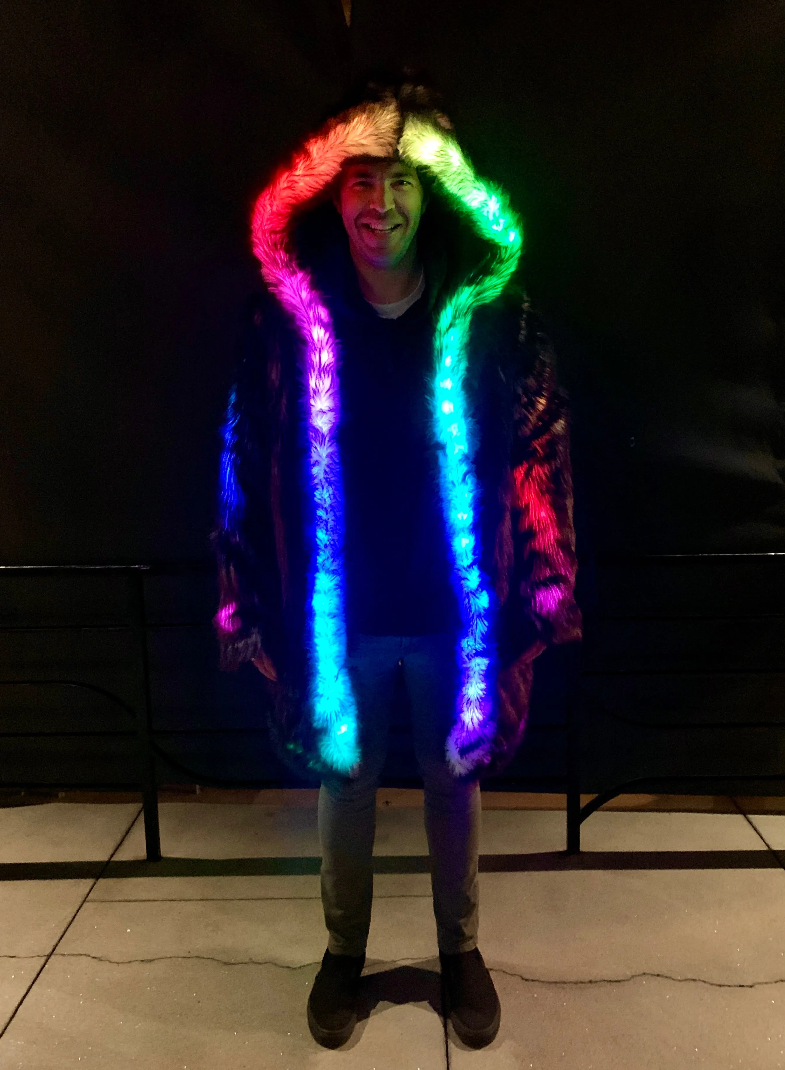 Men’s LED C3 2.0 (Cool.Classic.Comfy) Coat "Just The Tip-Black"