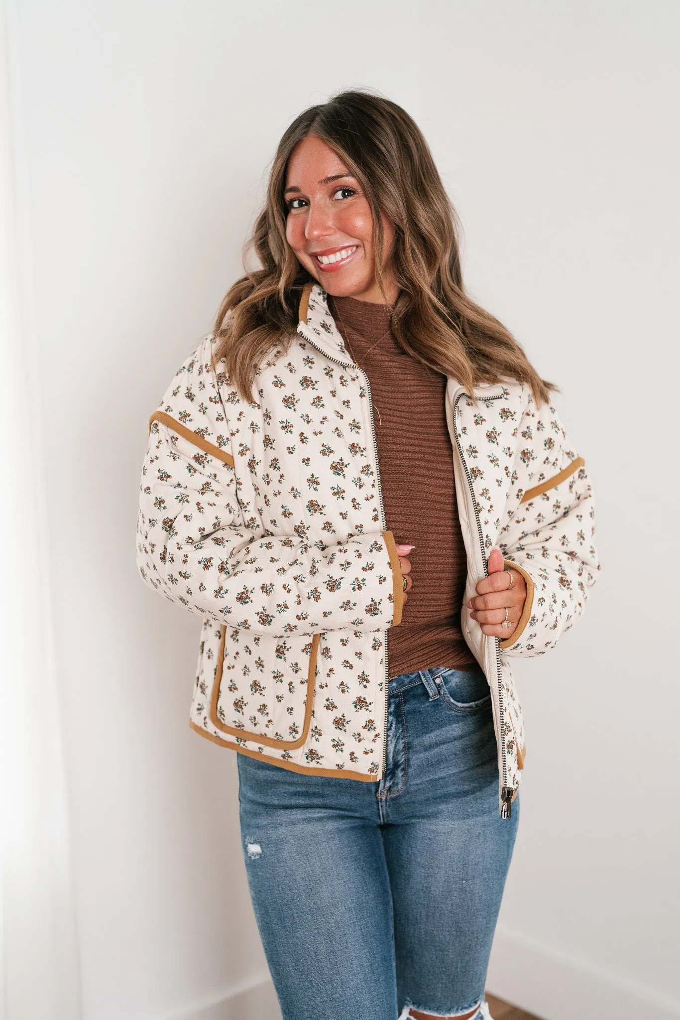 Millie Quilted Floral Jacket