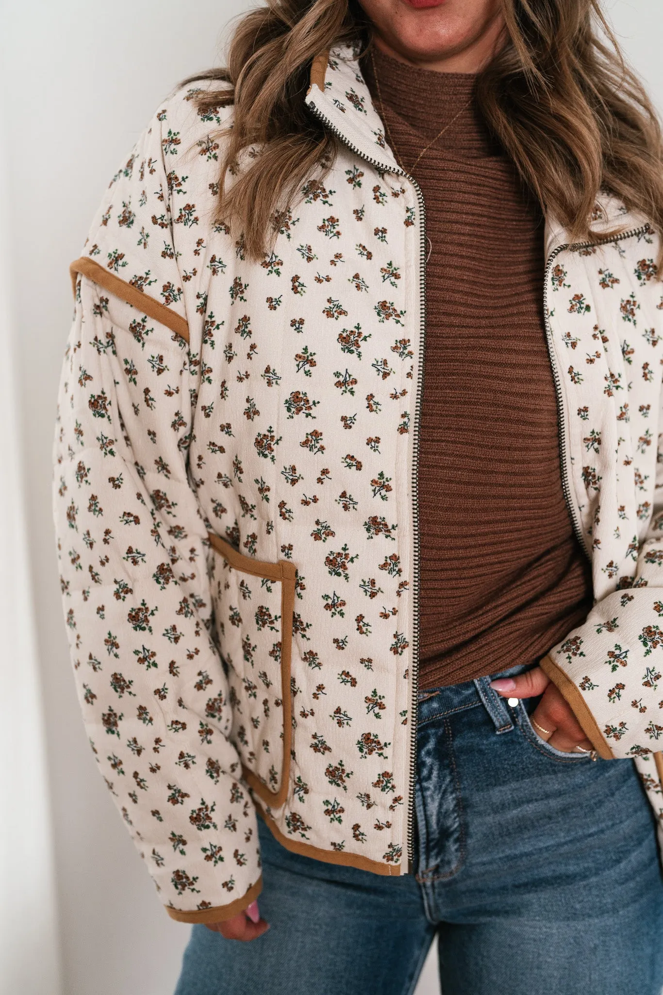 Millie Quilted Floral Jacket