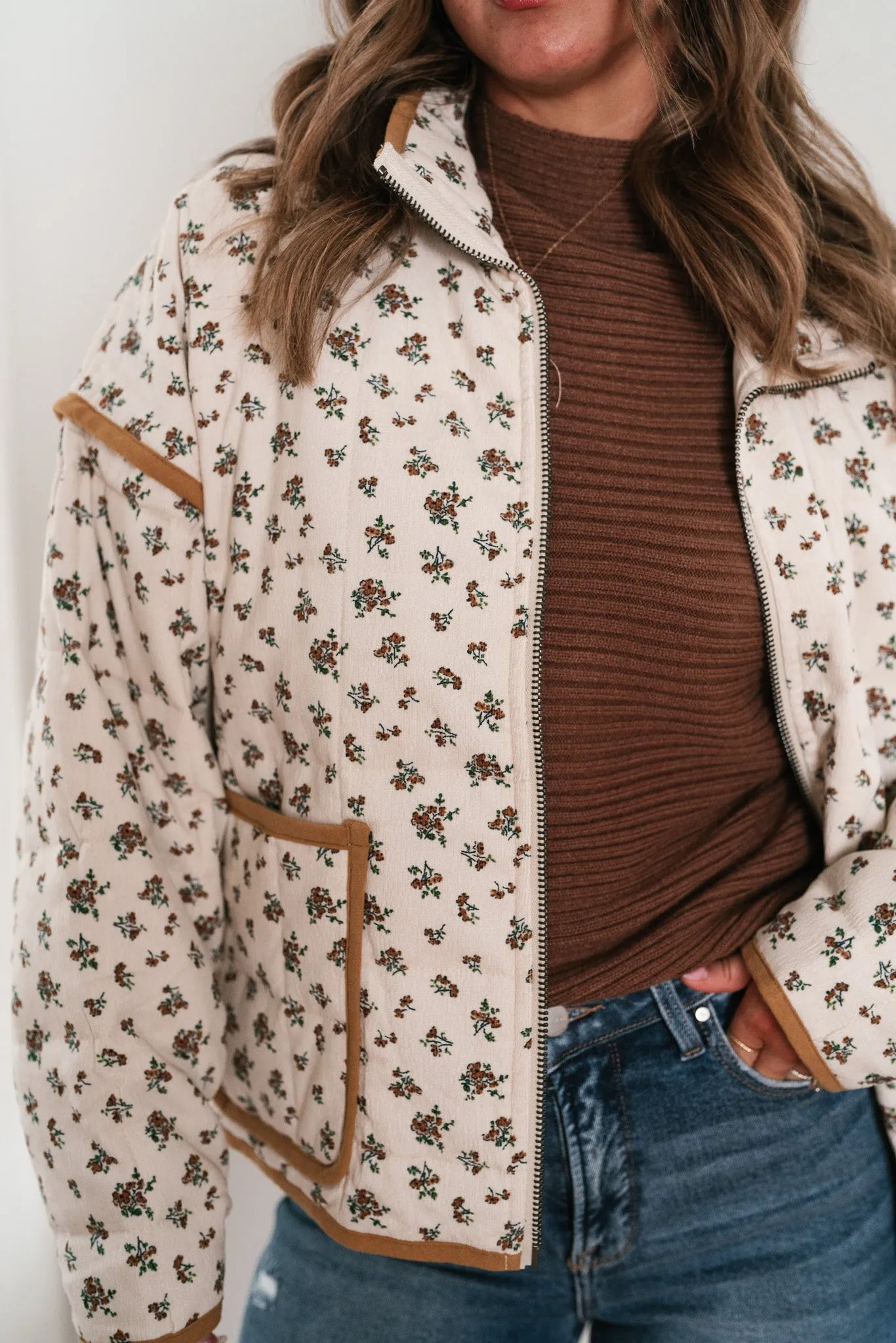 Millie Quilted Floral Jacket