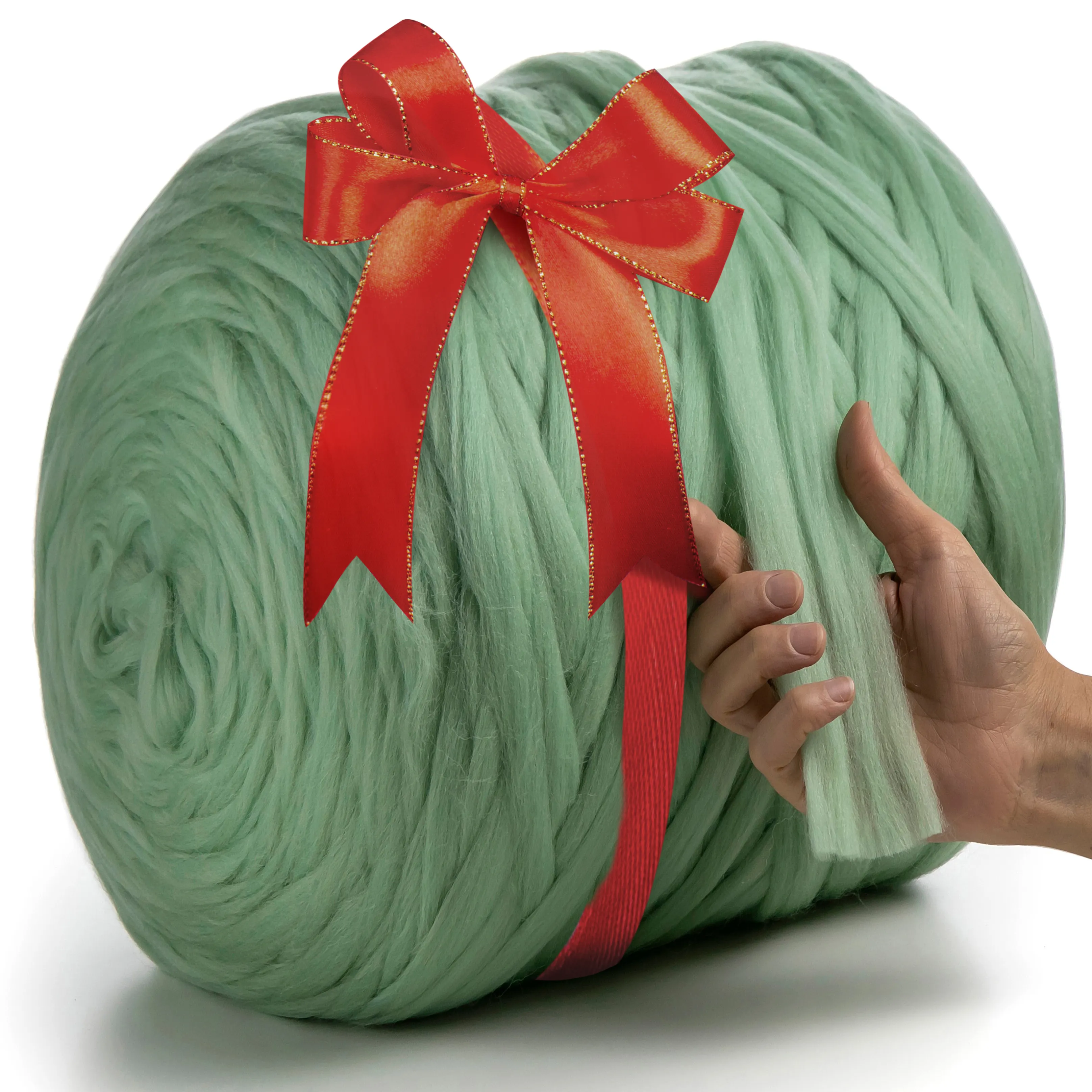 MINT CHUNKY MERINO WOOL 2 CM, 23 MICRON