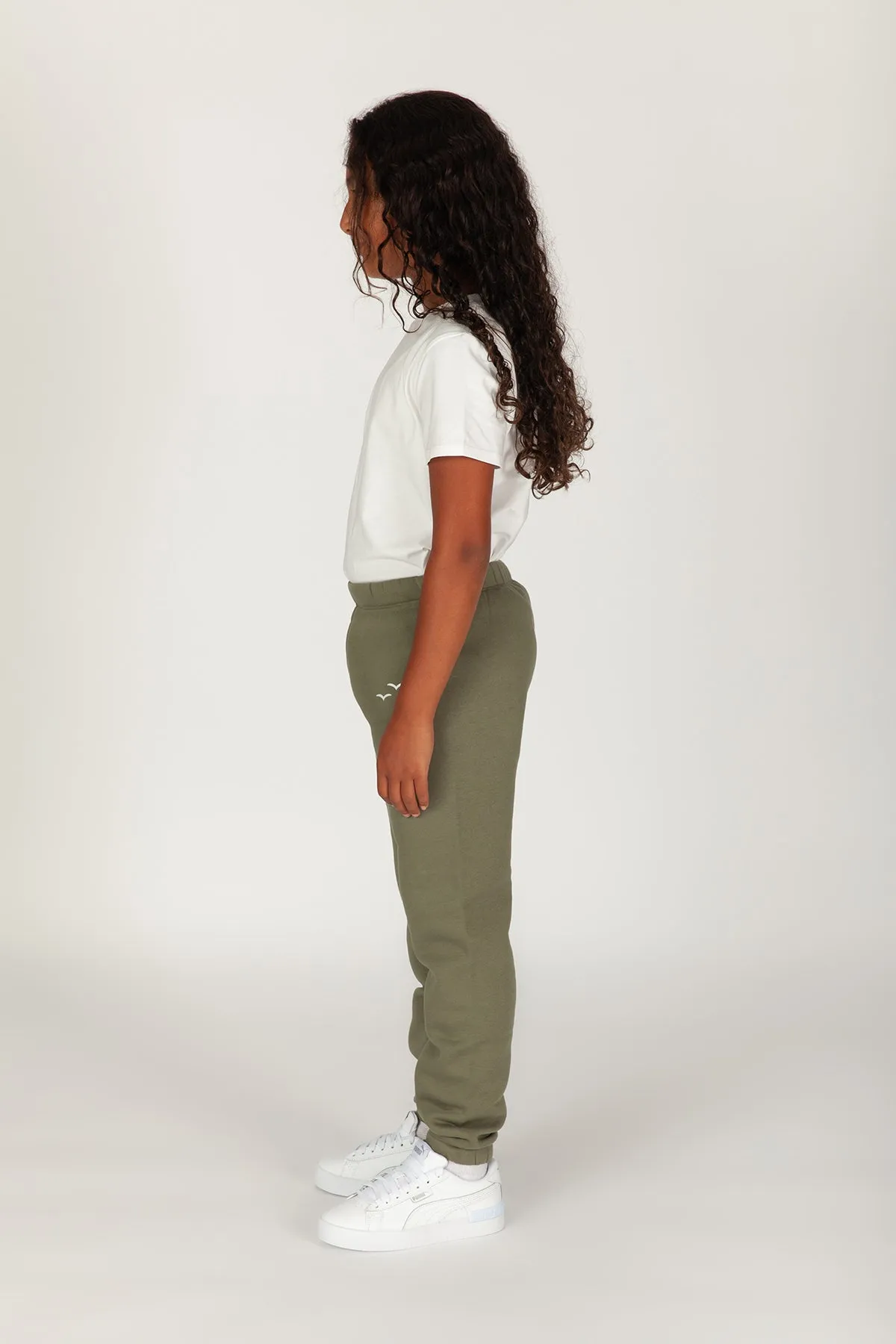 Niki kids fleece sweatpants in olive