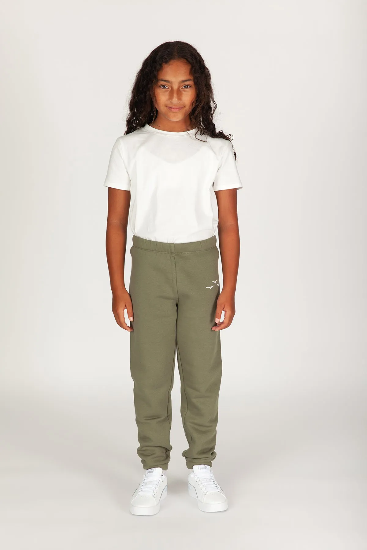 Niki kids fleece sweatpants in olive