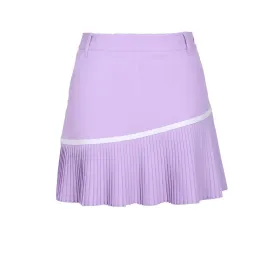 Pleated Flounce Skirt