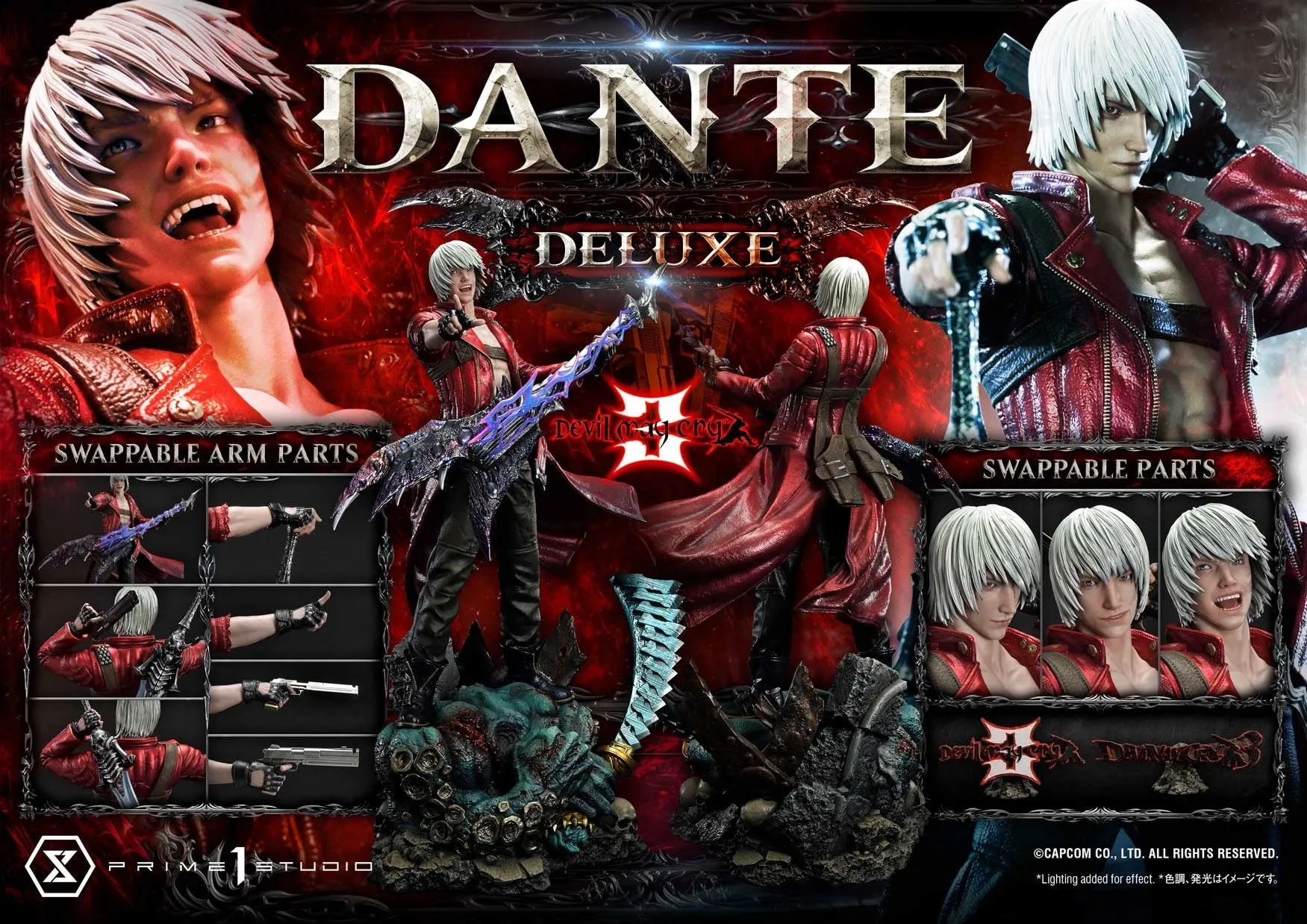 [Pre-Order] PRIME1 STUDIO - UPMDMC3-01DX - Devil May Cry 3 Dante DELUXE VERSION