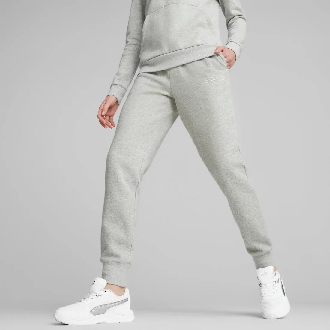 Puma Mass Merchants Style Women's Sweatpants FL - Grey