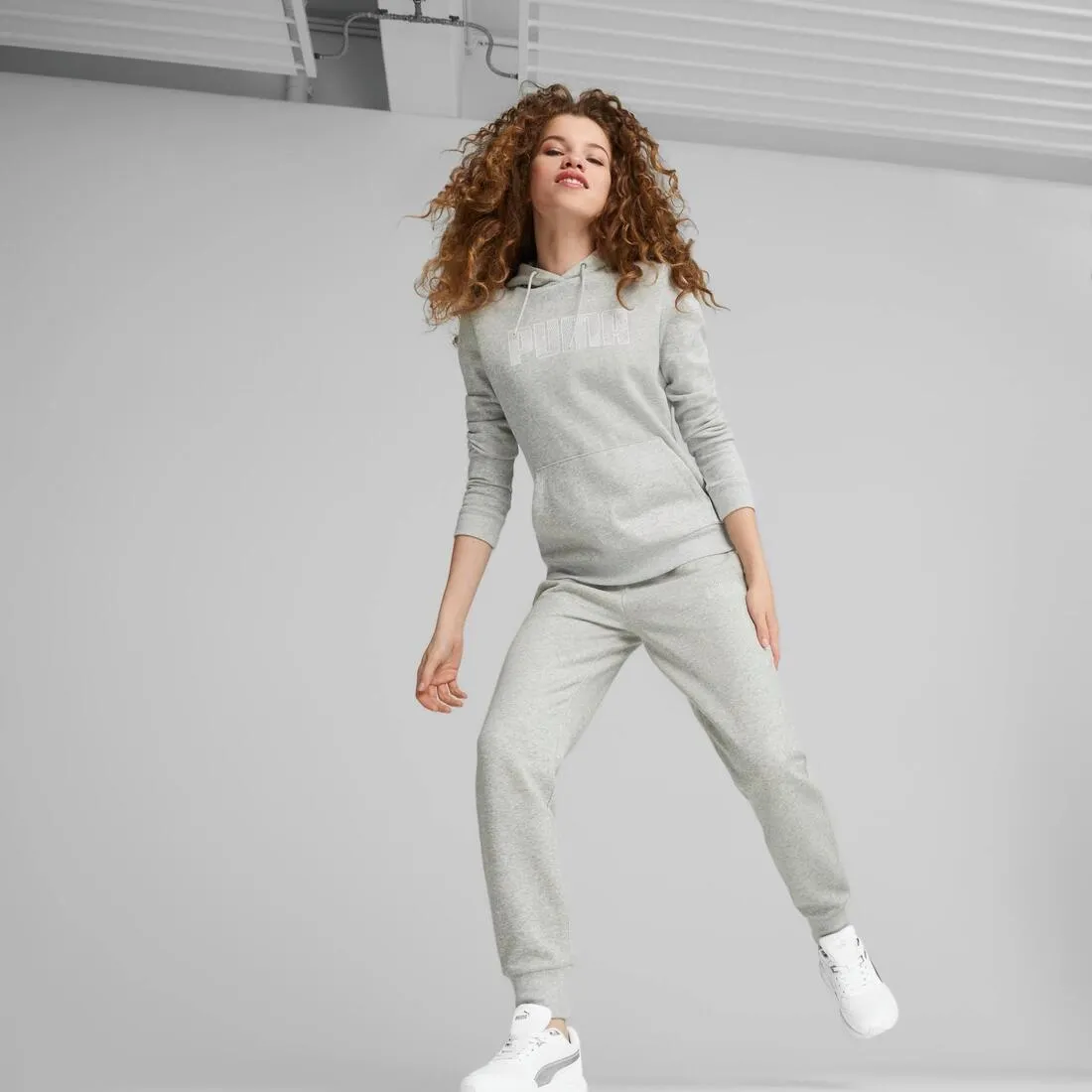 Puma Mass Merchants Style Women's Sweatpants FL - Grey