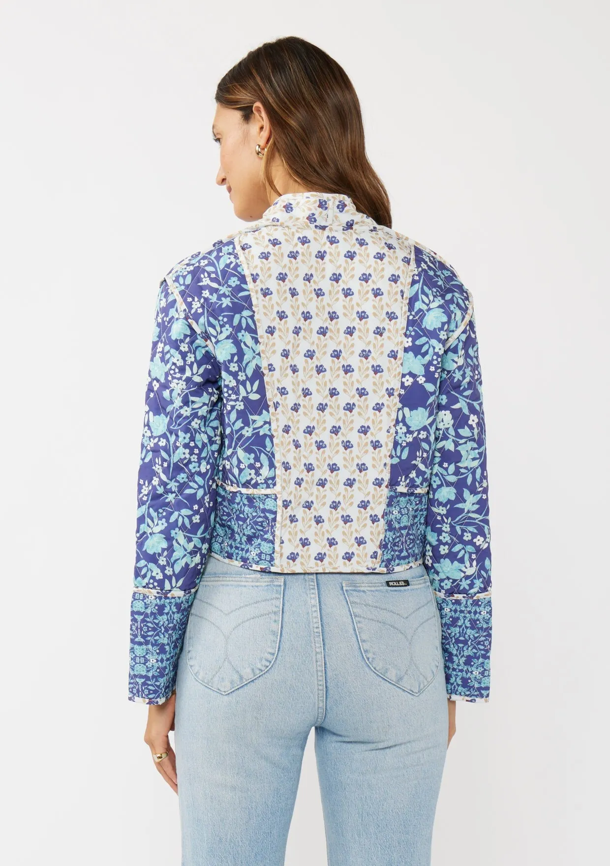 Reversible Floral Quilted Jacket