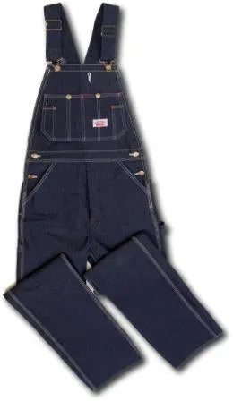 Sale: Zipper Fly Blue Denim Bib Overalls by ROUND HOUSE® Made in USA 980