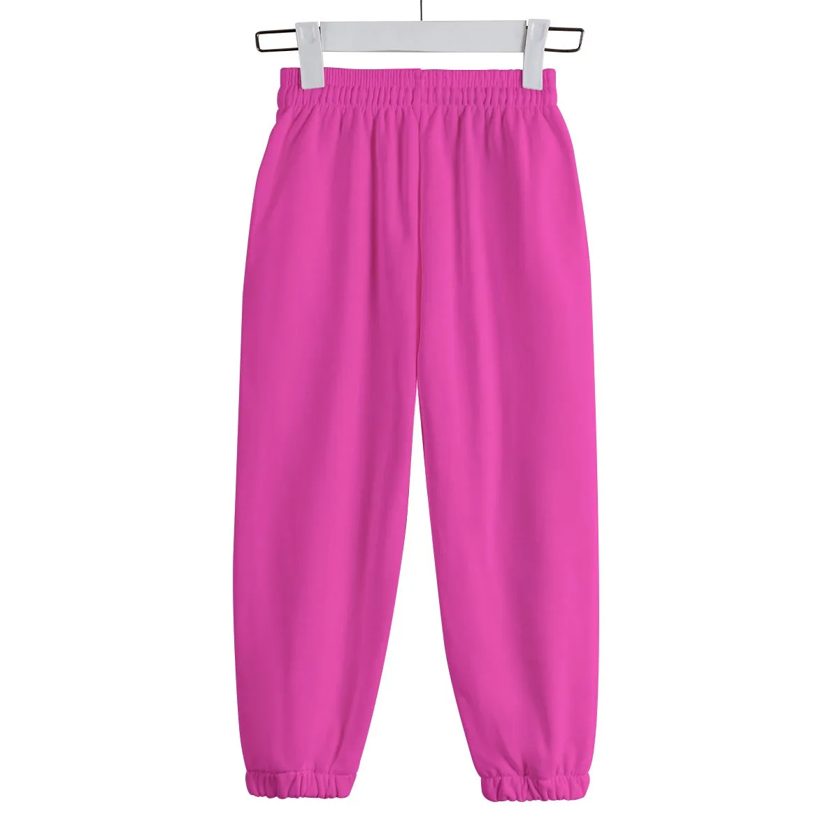 Sixty Eight 93 Logo White Fuchsia Kid's Sweatpants