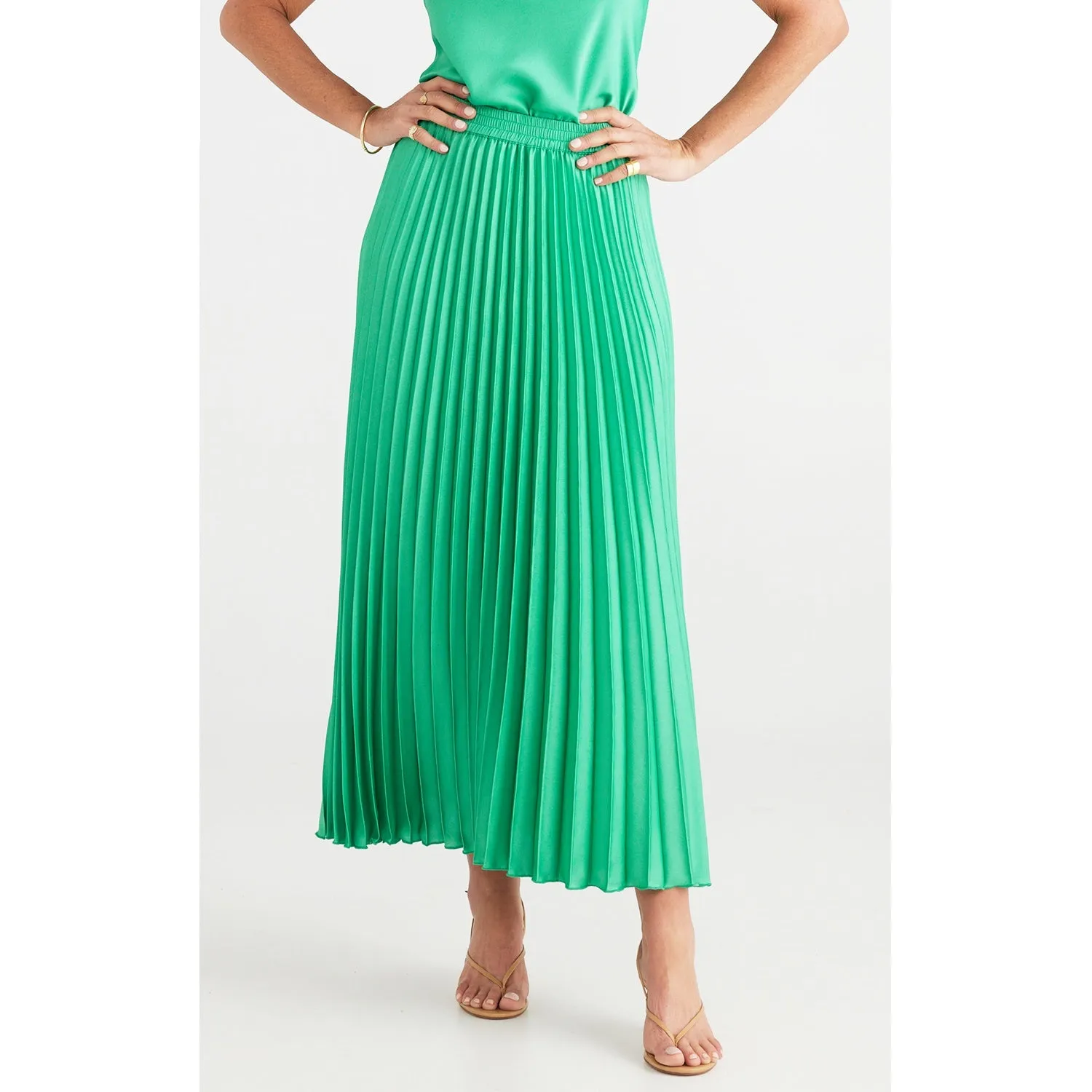 Skirt Alias Pleated - Green