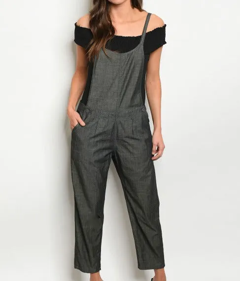 Sleeveless overall style jumpsuit Women