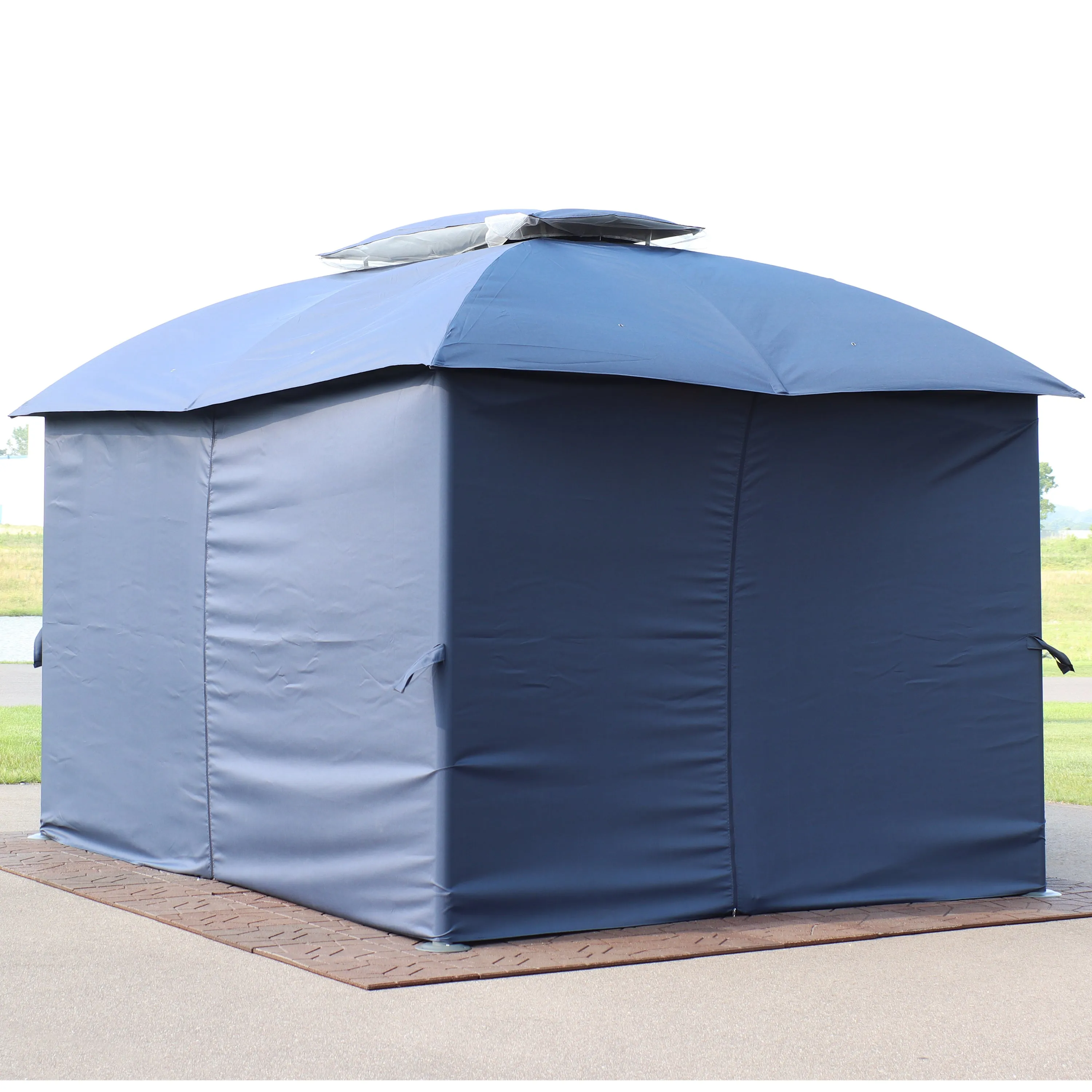 Sunnydaze 10' x 13' Gazebo 4-Piece Polyester Sidewall Set