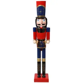 Sunnydaze Conrad the Bold Indoor Nutcracker Statue - 36"