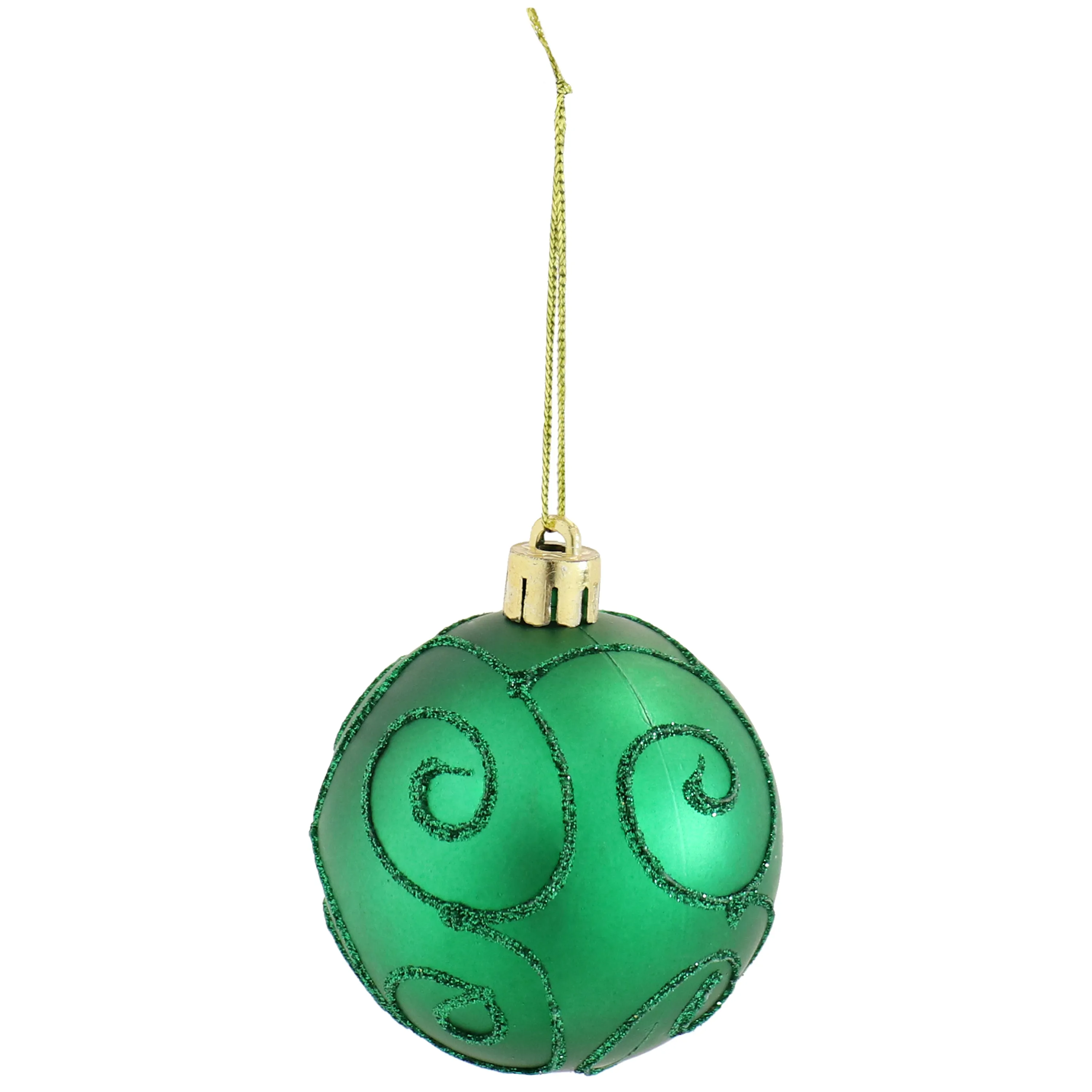 Sunnydaze Holly Jolly 50pc Christmas Ornament Balls