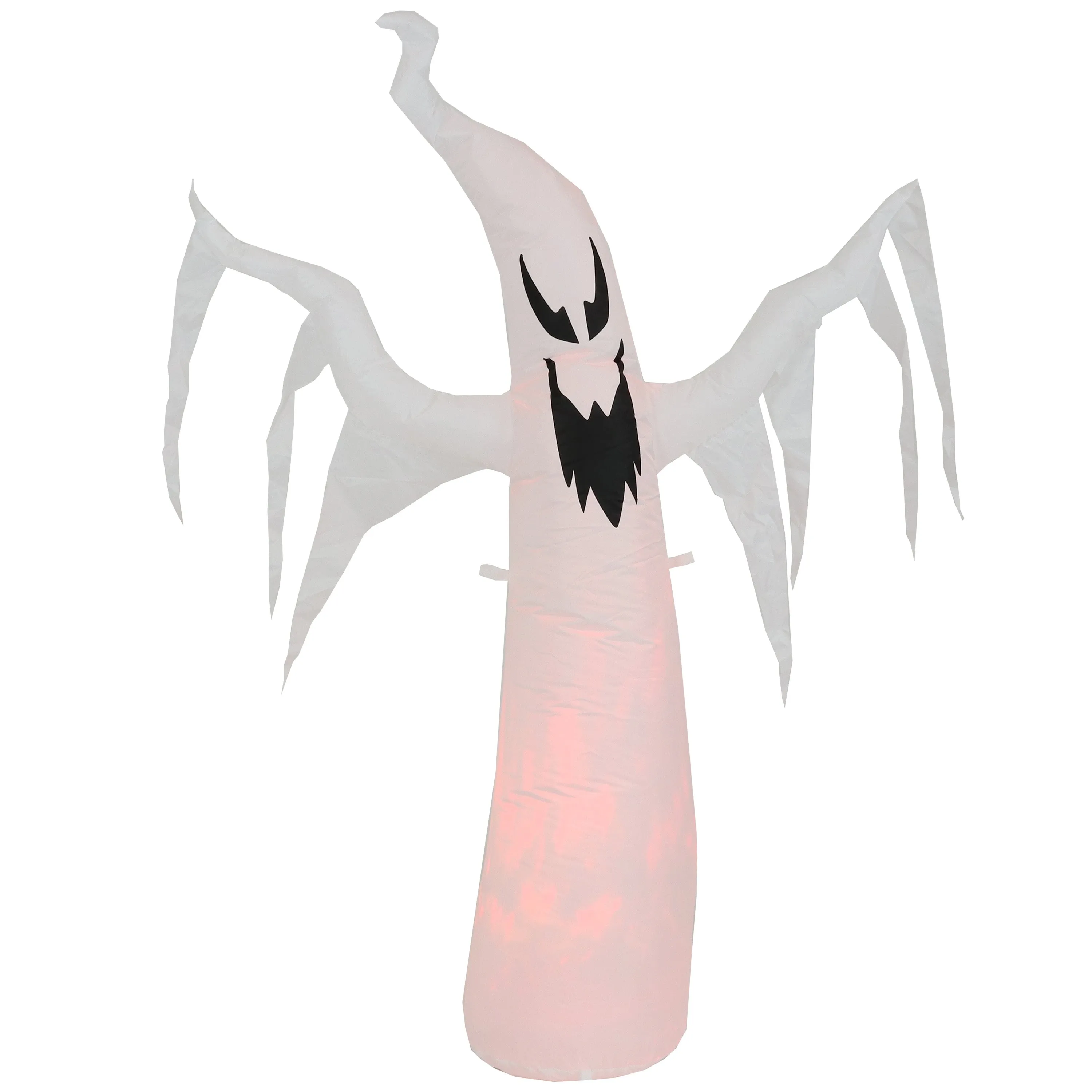 Sunnydaze Inflatable Halloween Decoration - 58" Spooky Glowing Ghost